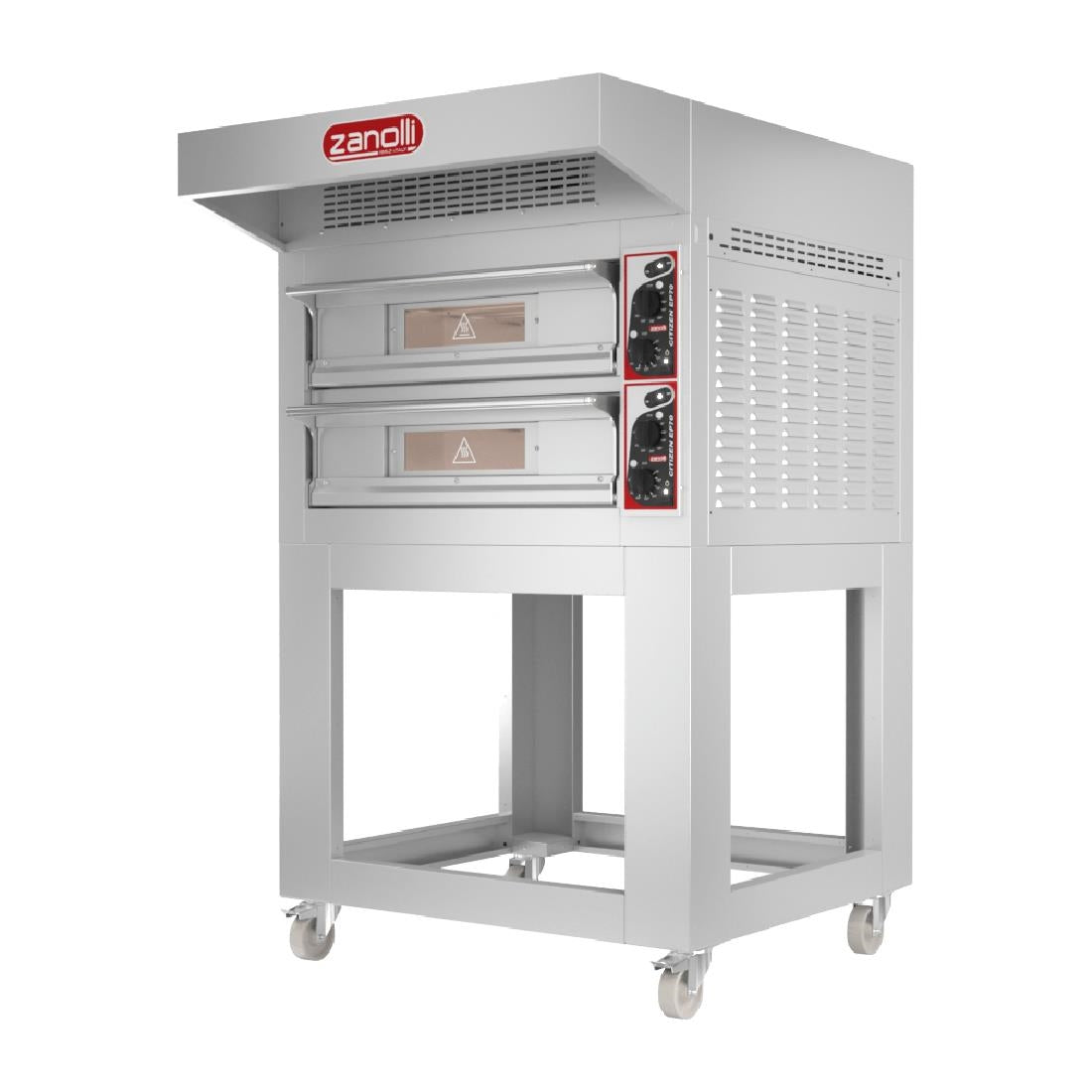 Zanolli EP70 4/MC Single Deck Electric Pizza Oven with Stand Single Phase - HZ013-1PH  Zanolli   