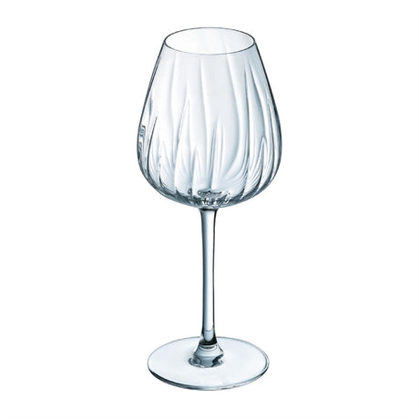 Cristal d'Arques Swirly Wine Glasses 470ml (Pack of 8) - HZ400 Wine Glasses Cristal d'Arques   