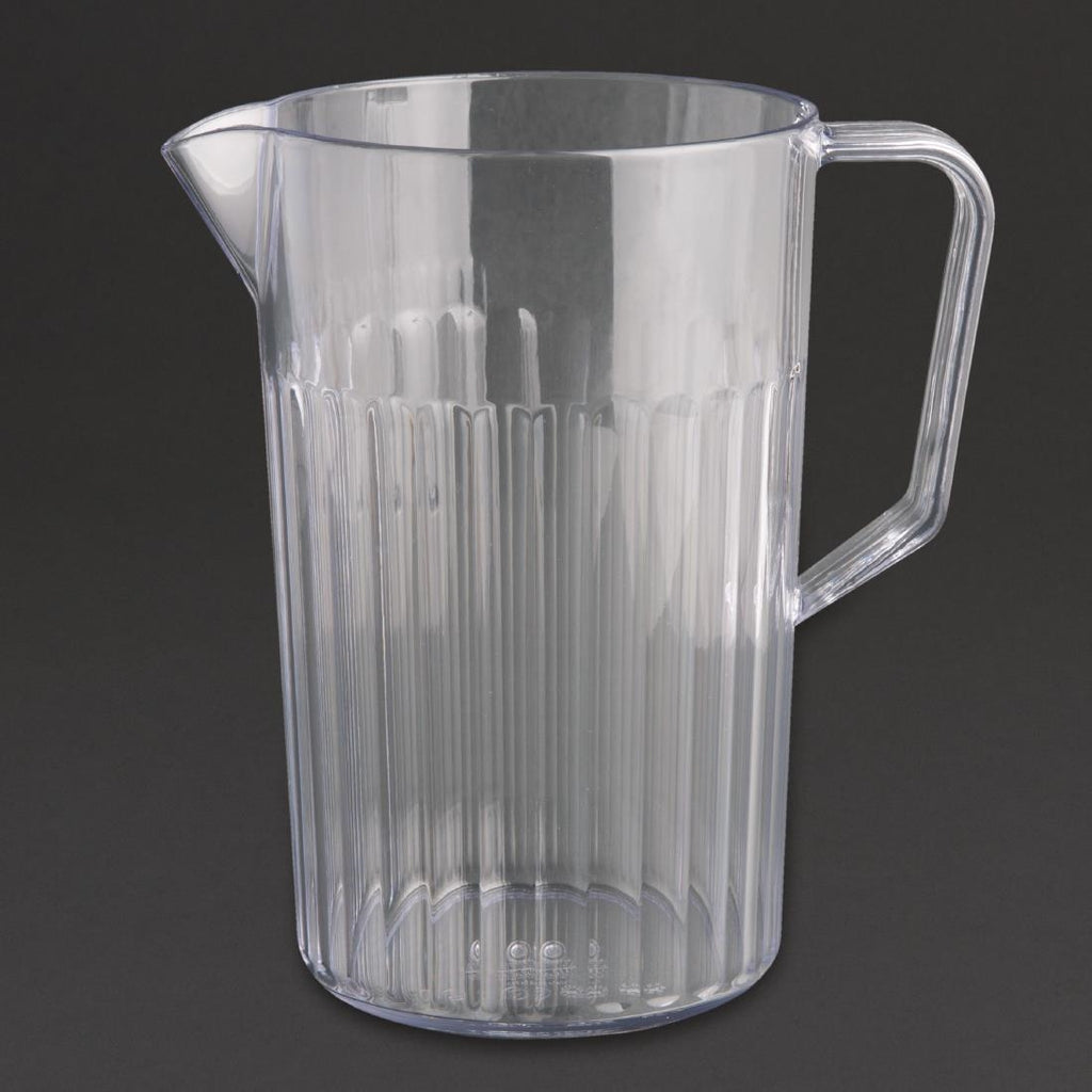 Olympia Kristallon Graduated Polycarbonate Jug 0.9Ltr - J902 Jugs, Pitchers, Decanters & Carafes Olympia   