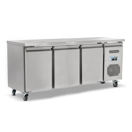 Koldbox 3 Door GN1/1 Refrigerated Counter 417L Gastronorm Fridge - KXRC3 Refrigerated Counters - Triple Door Koldbox   