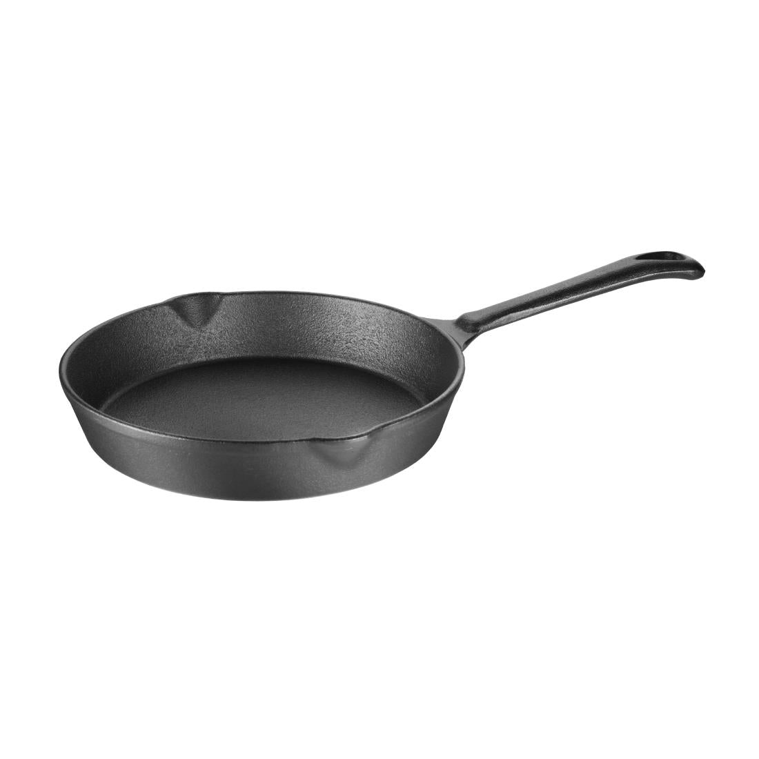 Vogue Round Cast Iron Skillet Pan 23cm - M654 Cast Iron Cookware Vogue