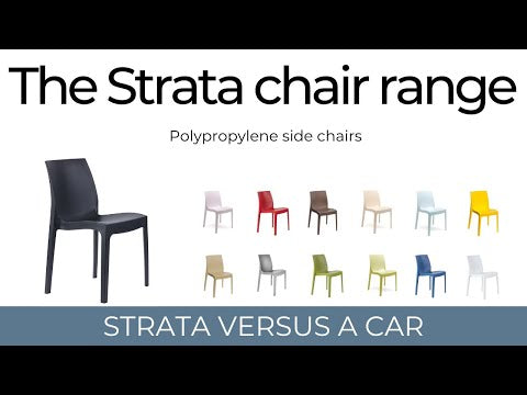 Tabilo Strata Polypropylene Chair - Anthracite