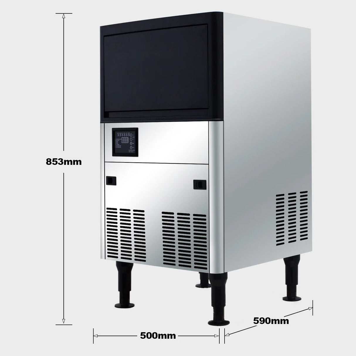 Hamoki Commercial Ice Maker Machine 55kg Output / 18kg Storage - 281002 Ice Machines Hamoki   