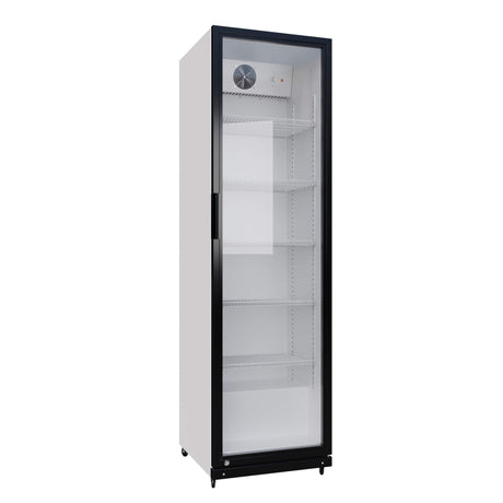 Empire Single Door Upright Display Cooler Fridge Merchandiser - SS-P390WD Upright Single Door Bottle Coolers Empire   