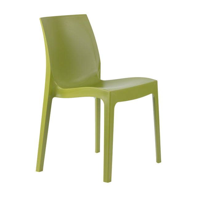 Tabilo Strata Polypropylene Chair - Green Canteen / Break out chair Tabilo   