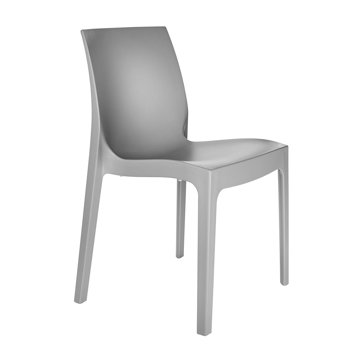 Tabilo Strata Polypropylene Chair - Light Grey Canteen / Break out chair Tabilo   