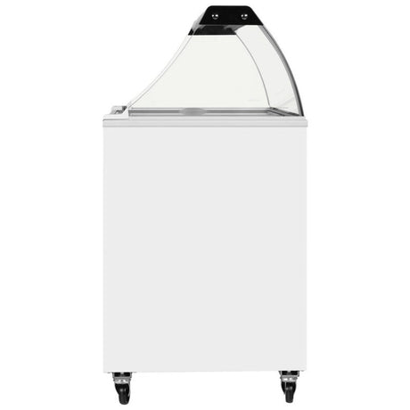 Tefcold Scoop Ice Cream Counter Display Freezer 12 x 5 Litre - IC500SC + CANOPY Ice Cream Display Freezers Tefcold   