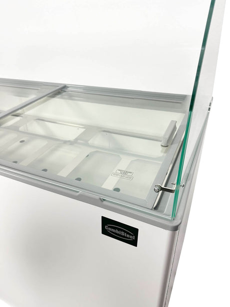 Combisteel Tenerife Ice Cream Counter Display Freezer 10 x 5 Litre - 7472.0135 Ice Cream Display Freezers Combisteel   