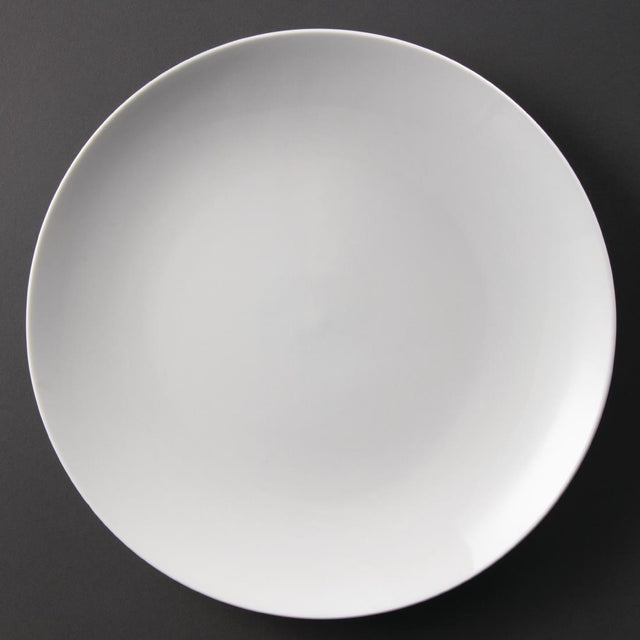 Olympia Whiteware Coupe Plates 310mm (Pack of 6) - U081 Plates Olympia