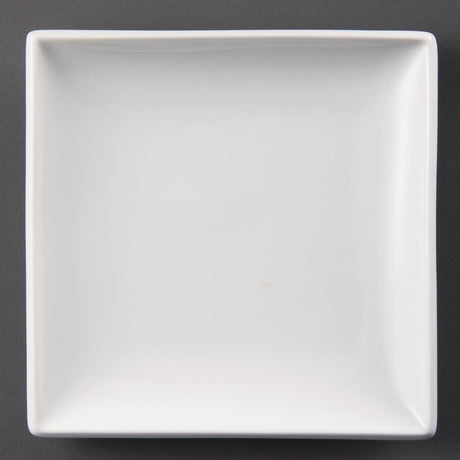 Olympia Whiteware Square Plates 180mm (Pack of 12) - U154 Plates Olympia