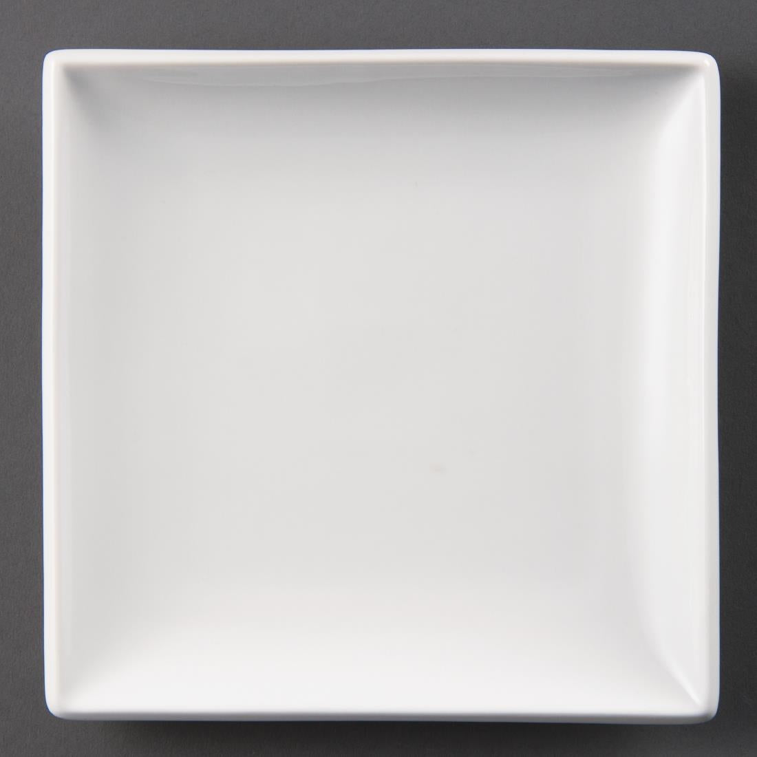 Olympia Whiteware Square Plates 240mm (Pack of 12) - U155 Plates Olympia