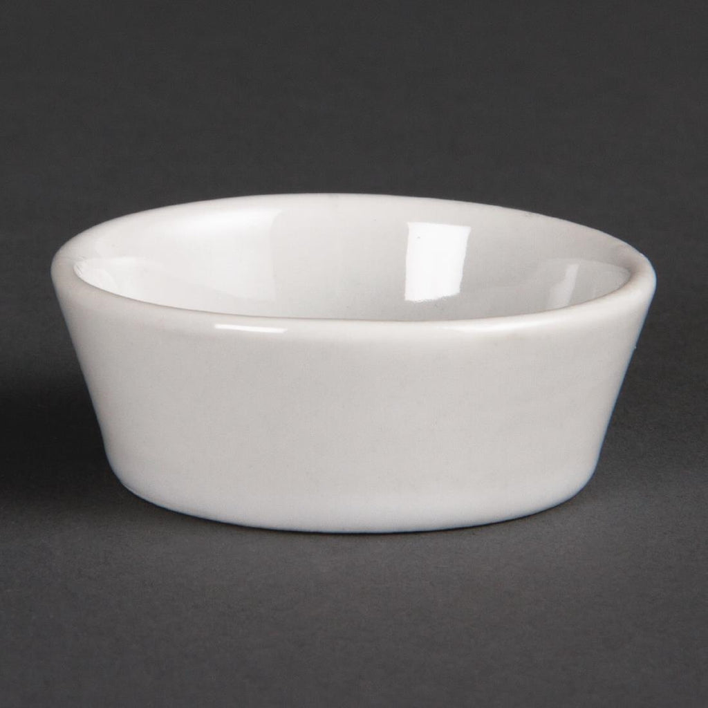 Olympia Whiteware Sloping Edge Bowls 50mm (Pack of 12) - U161 Bowls Olympia