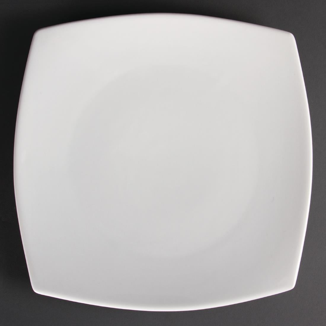 Olympia Whiteware Rounded Square Plates 305mm (Pack of 6) - U172 Plates Olympia