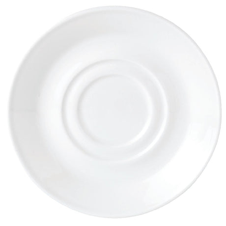 Steelite Simplicity White Low Cup Saucers 145mm (Pack of 36) - V0044 Steelite Performance Steelite   