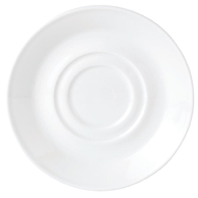 Steelite Simplicity White Low Cup Saucers 145mm (Pack of 36) - V0044 Steelite Performance Steelite   