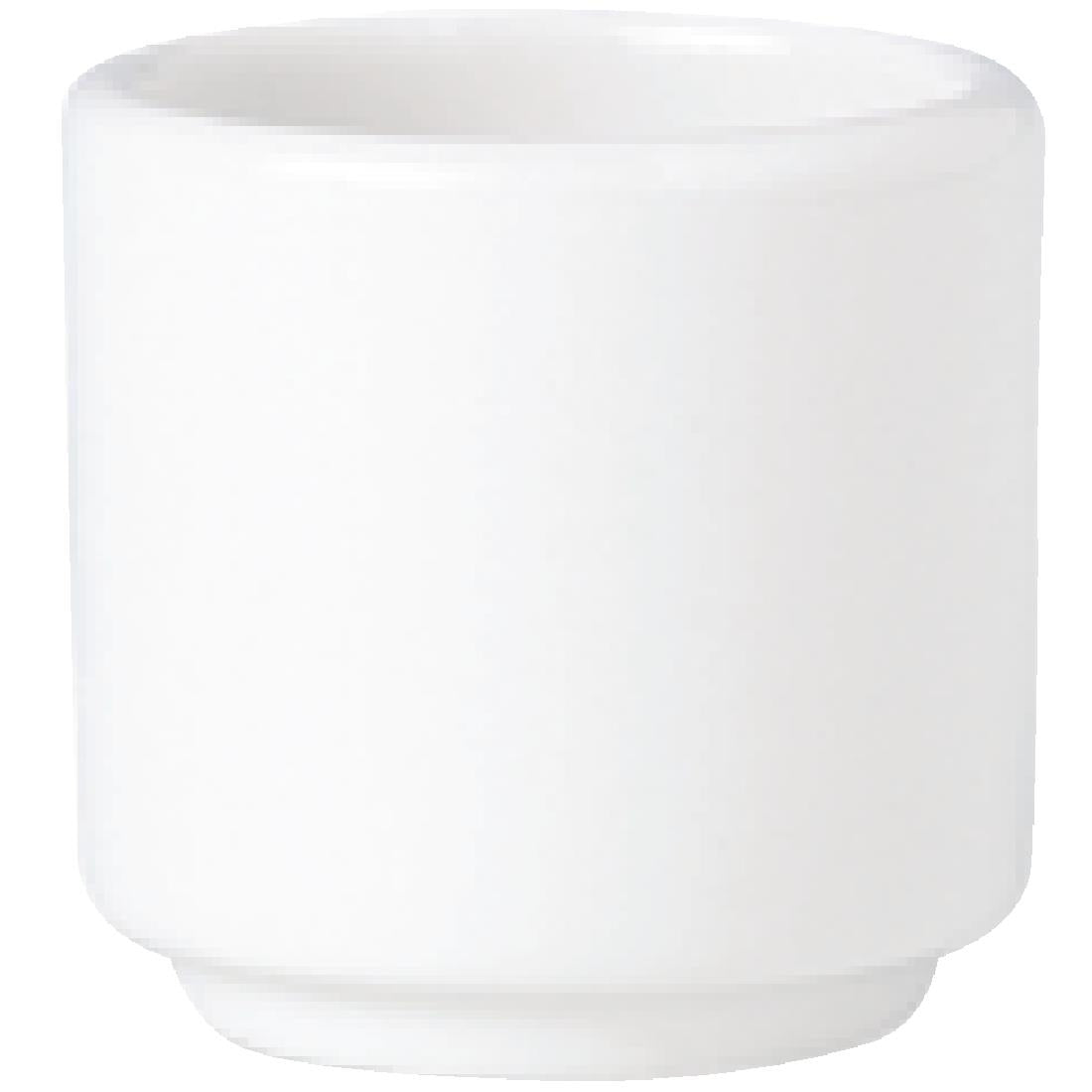 Steelite Simplicity White Footless Egg Cups 47mm (Pack of 12) - V0081 Steelite Performance Steelite   