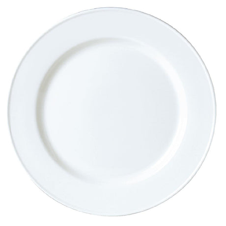 Steelite Simplicity White Slimline Plates 230mm (Pack of 24) - V0085 Steelite Performance Steelite   