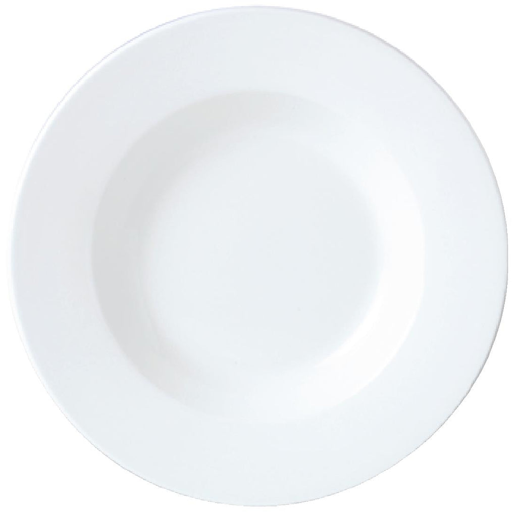 Steelite Simplicity White Pasta Dishes 270mm (Pack of 12) - V0144 Steelite Performance Steelite   