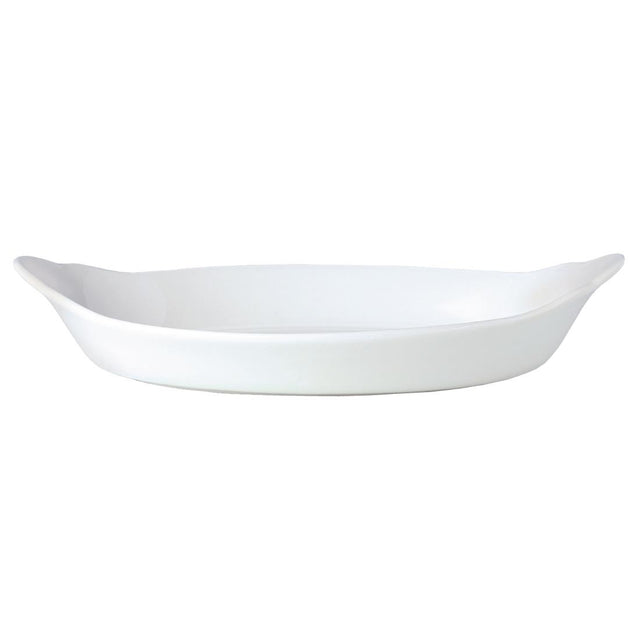 Steelite Simplicity Cookware Oval Eared Dishes 200mm (Pack of 24) - V0147 Steelite Performance Steelite   