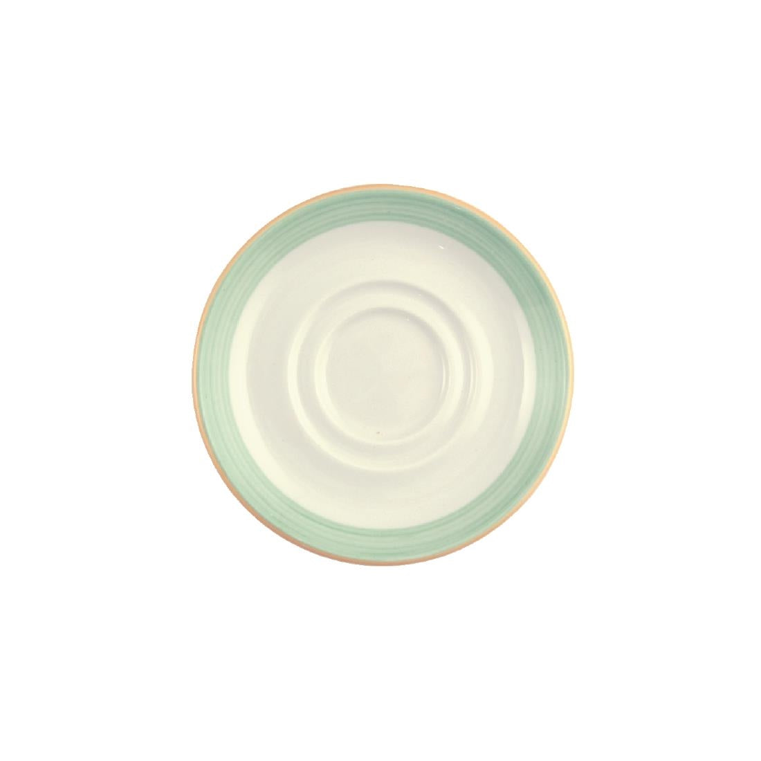 Steelite Rio Green Low Cup Saucers 165mm (Pack of 36) - V2885 Steelite Performance Steelite   