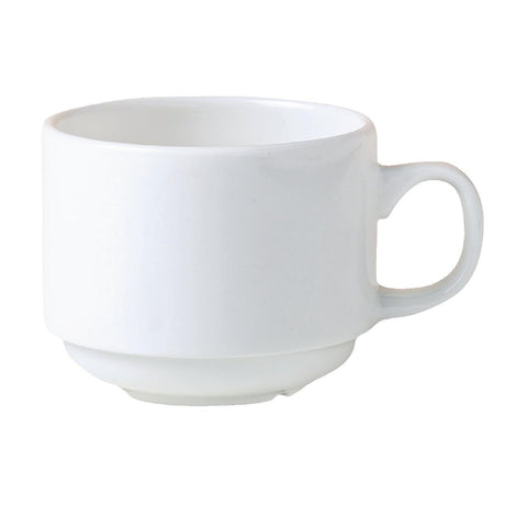 Steelite Monaco White Stacking Cups 212ml (Pack of 36) - V6883 Steelite Distinction Steelite   