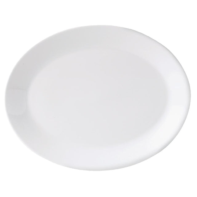 Steelite Monaco White Regency Oval Dishes 202mm (Pack of 24) - V6891 Steelite Distinction Steelite   