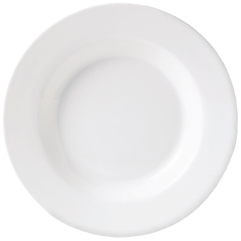 Steelite Monaco White Soup Plates 240mm (Pack of 24) - V6905 Steelite Distinction Steelite   