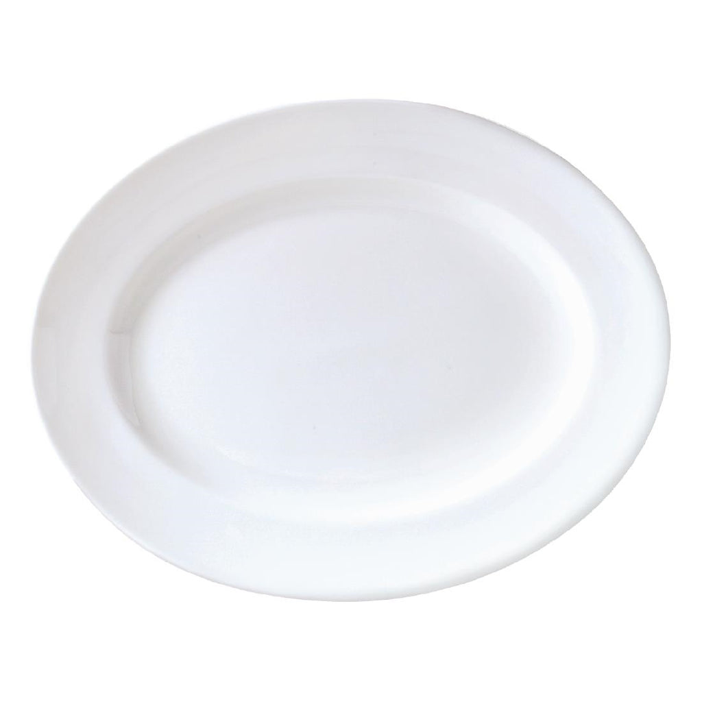 Steelite Monaco White Mandarin Vogue Dishes 280mm (Pack of 12) - V6909 Steelite Distinction Steelite   