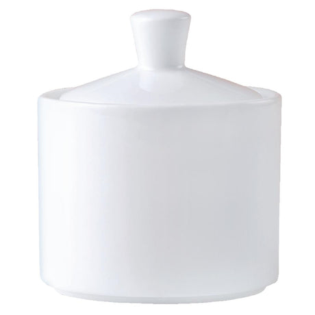 Steelite Monaco White Vogue Sugar Pots and Lids (Pack of 6) - V7442 Steelite Distinction Steelite   