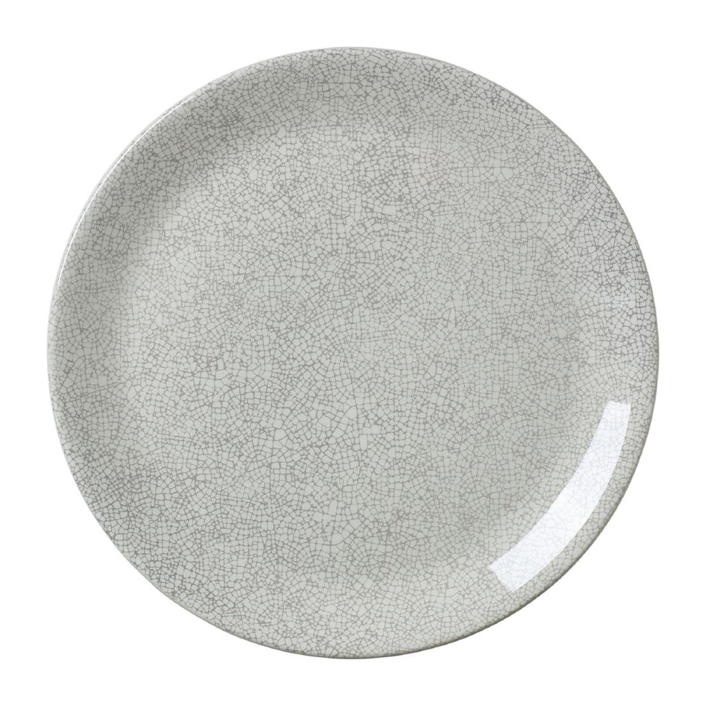 Steelite Ink Crackle Grey Coupe Plates 300mm (Pack of 12) - VV1048 Steelite Performance Steelite   