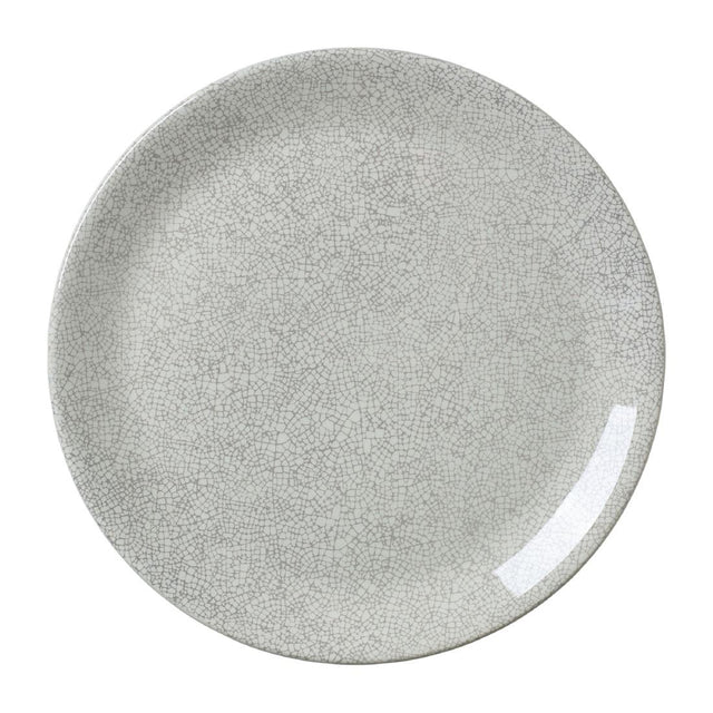 Steelite Ink Crackle Grey Coupe Plates 203mm (Pack of 12) - VV1050 Steelite Performance Steelite   