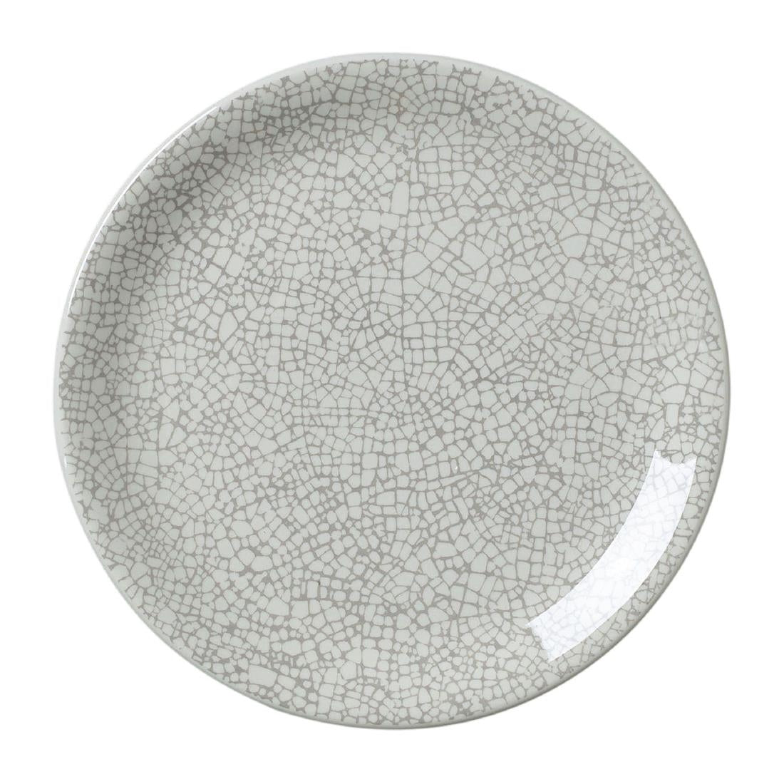 Steelite Ink Crackle Grey Coupe Plates 153mm (Pack of 12) - VV1051 Steelite Performance Steelite   