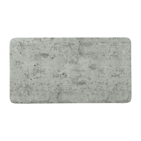 Steelite Concrete Rectangular Melamine Platters GN 1/3 (Pack of 3) - VV1088 Melamine and Polycarbonate Steelite   