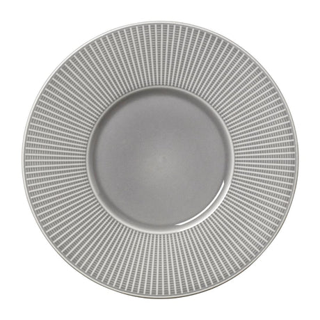 Steelite Willow Mist Gourmet Plates Medium Well Grey 285mm (Pack of 6) - VV1794 Steelite Distinction Steelite   