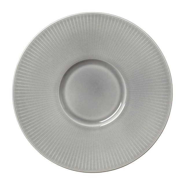 Steelite Willow Mist Gourmet Plates Small Well Grey 285mm (Pack of 6) - VV1795 Steelite Distinction Steelite   