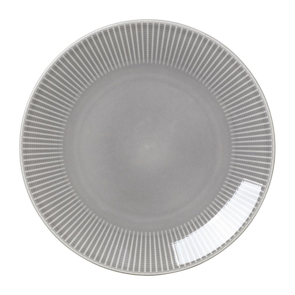 Steelite Willow Mist Gourmet Coupe Plates Grey 280mm (Pack of 6) - VV1796 Steelite Distinction Steelite   