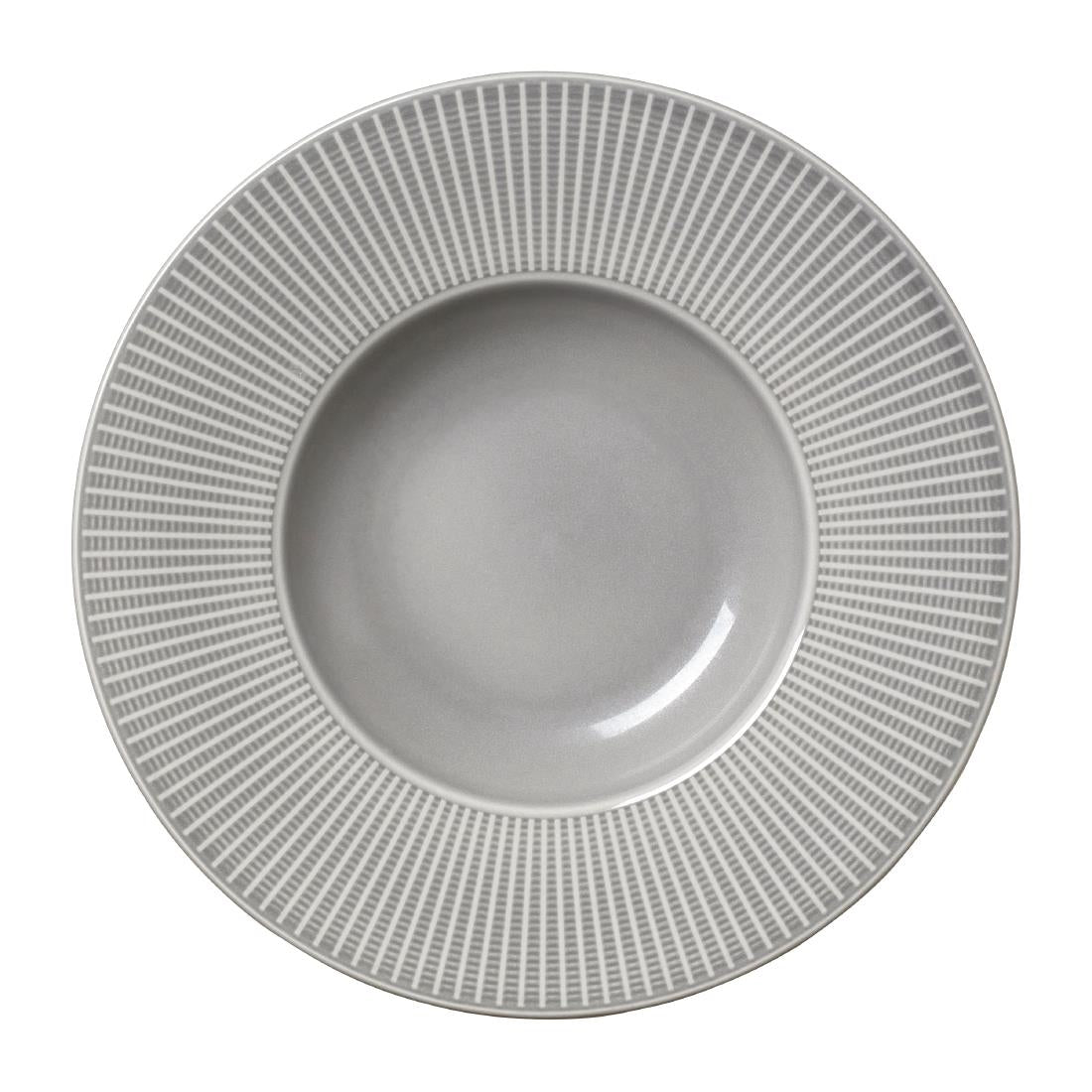 Steelite Willow Mist Gourmet Deep Rimmed Bowls Grey 285mm (Pack of 6) - VV1799 Steelite Distinction Steelite   