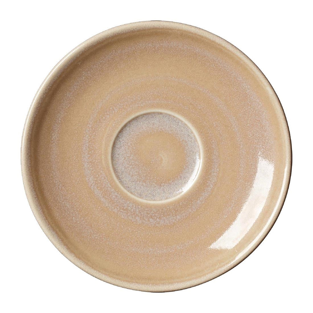 Steelite Revolution Sandstone Saucer 152mm (Pack of 12) - VV1957 Steelite Performance Steelite   