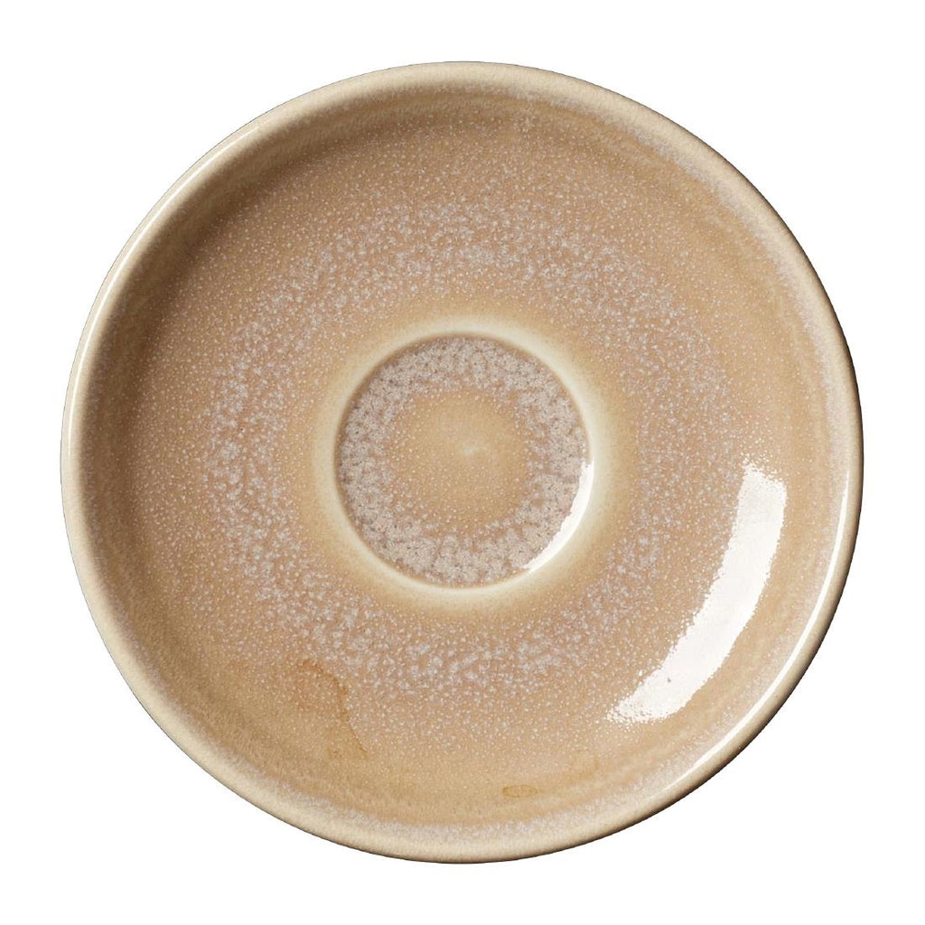 Steelite Revolution Sandstone Saucer 125mm (Pack of 12) - VV1958 Steelite Performance Steelite   