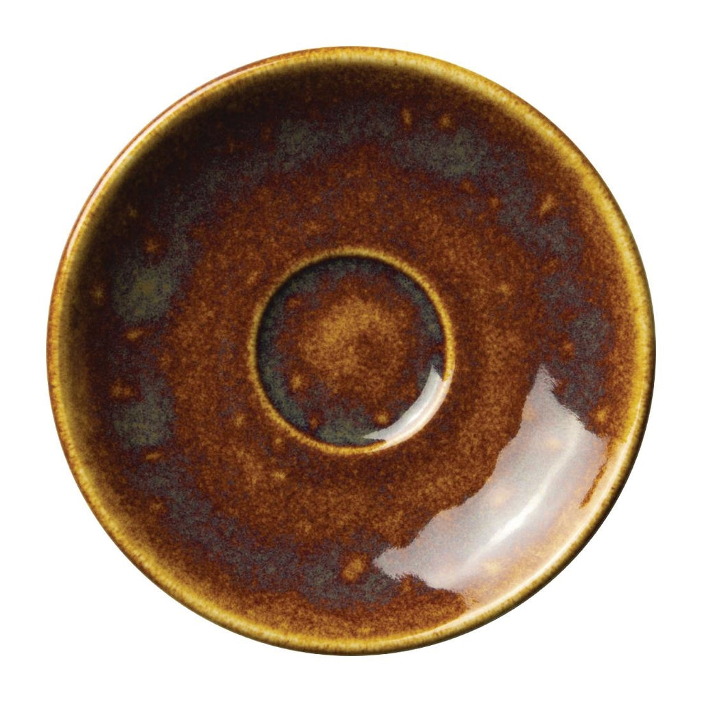 Steelite Vesuvius Amber Saucers 125mm (Pack of 12) - VV2422 Steelite Performance Steelite   