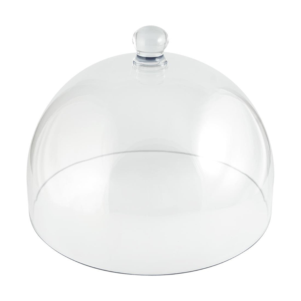 Steelite Creations Polycrystal Clear Dome Cover 312 Diax231mm (Box 1)(Direct) - VV3413  Steelite   