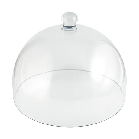 Steelite Creations Polycrystal Clear Dome Cover 312 Diax231mm (Box 1)(Direct) - VV3413  Steelite   