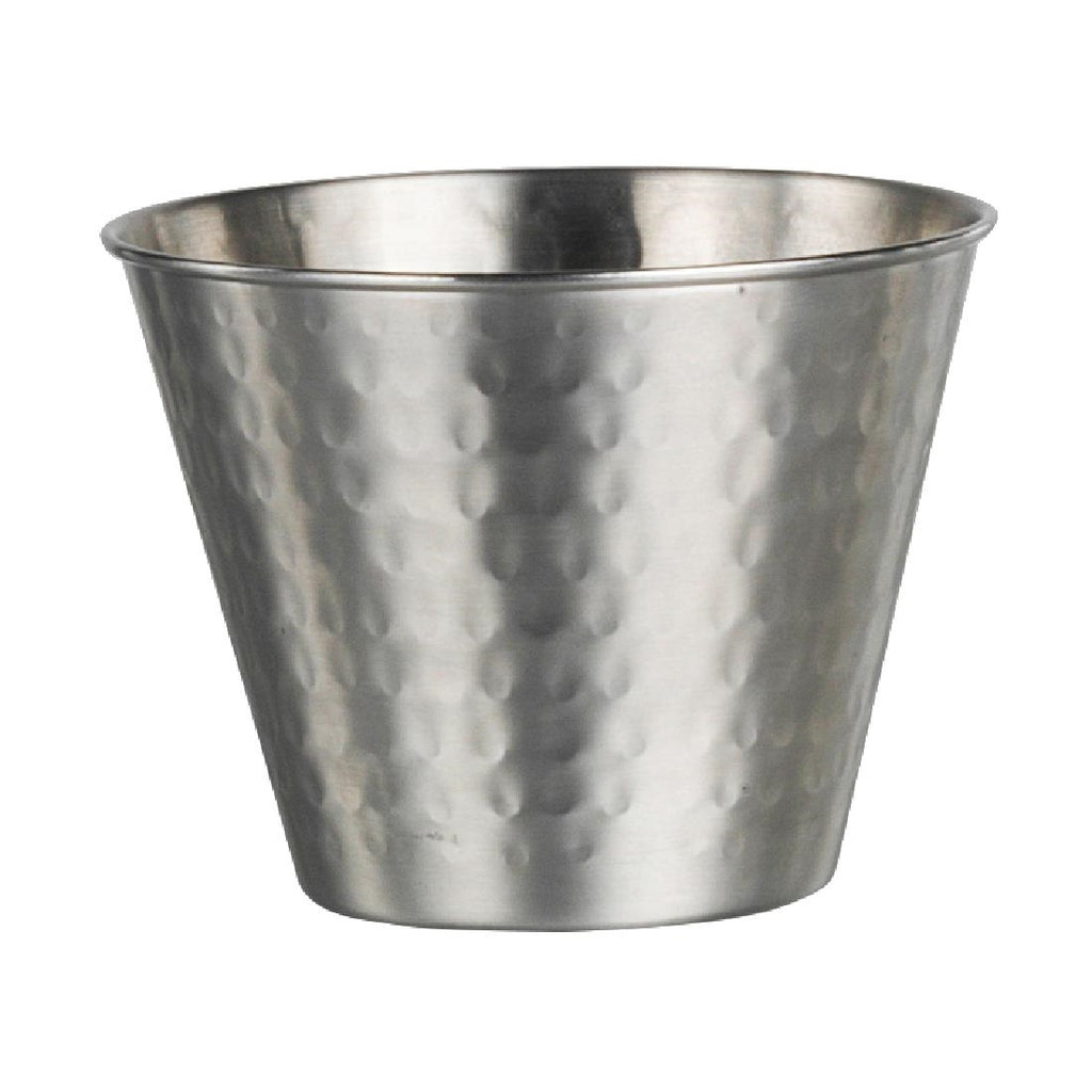 Steelite Creations Metal Hammered Fry Cup 340ml (Box 48)(Direct) - VV3420  Steelite   