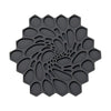 Steelite Modern Twist Trivet Graphite Hive 178mm (Pack of 6) - VV3434  Steelite   