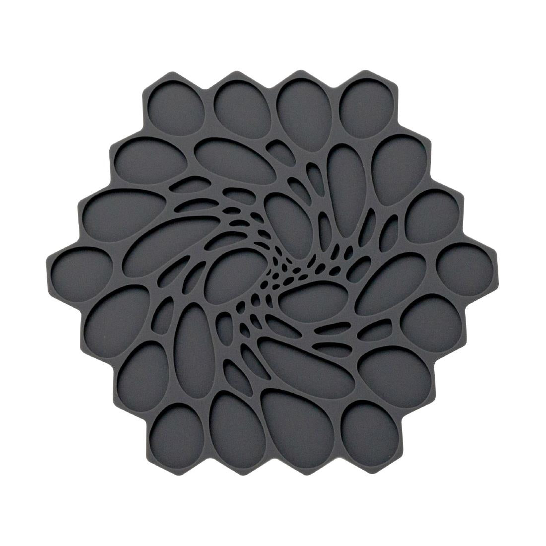 Steelite Modern Twist Trivet Graphite Hive 178mm (Pack of 6) - VV3434  Steelite   