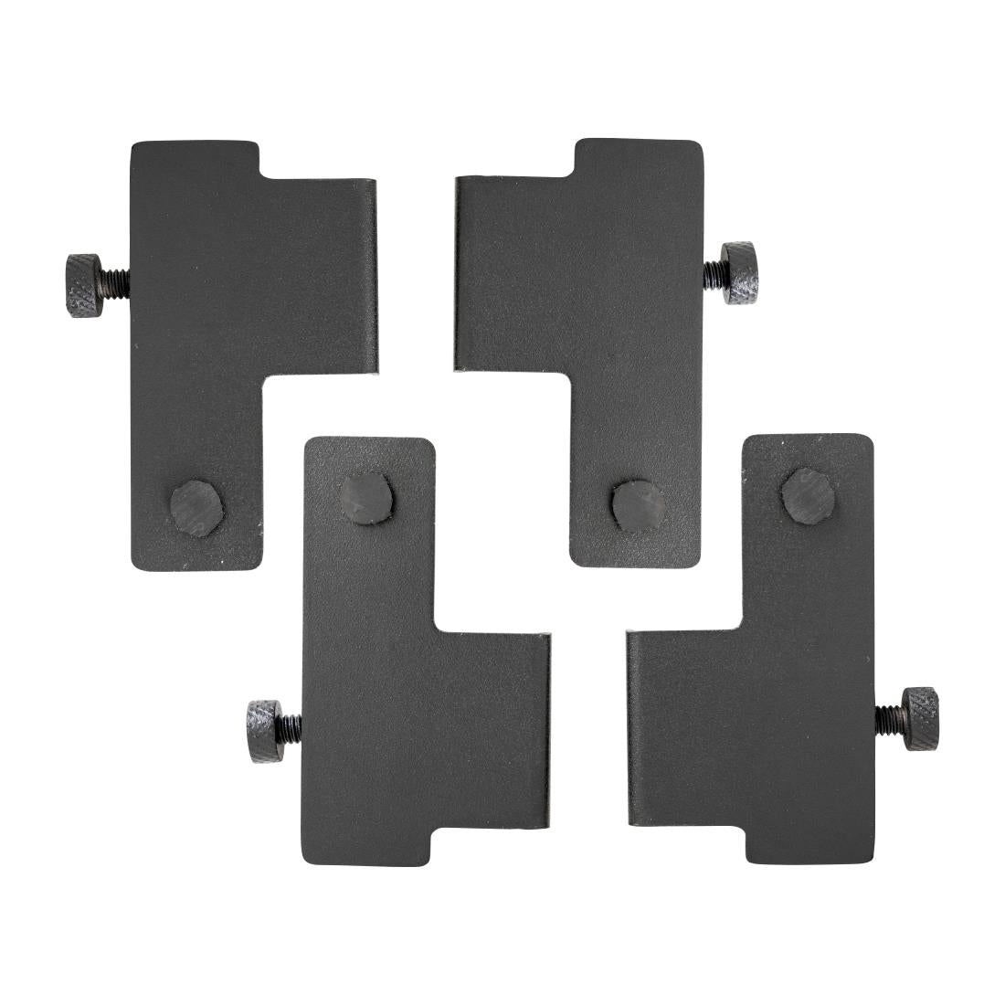 Steelite DWH Fusion Universal Shelf Holder Fusion Risers Black (Pack of 4) - VV3445  Steelite   