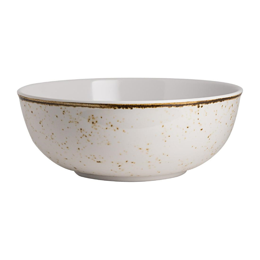 Steelite Craft White Buffet Medium Round Bowls 279mm (Pack of 3) - VV3464  Steelite   