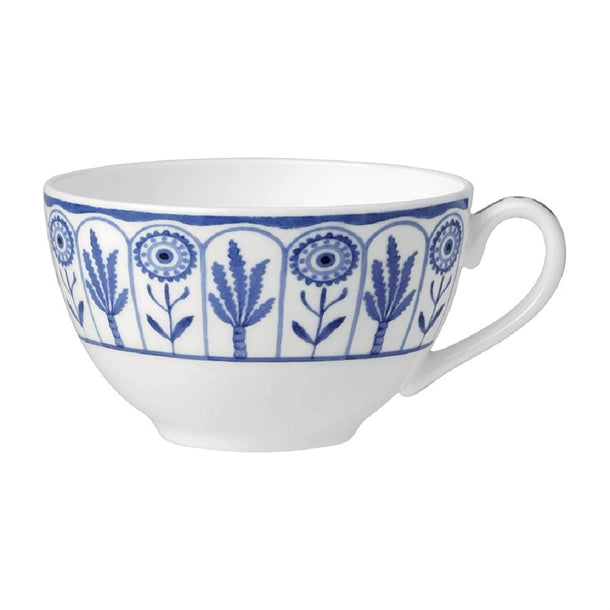 William Edwards Sultan's Garden Blue Tea For One Cup Coupe 260ml (Pack of 12) - VV3983 Cups and Mugs Steelite