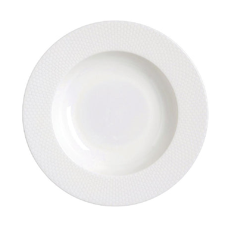 William Edwards Quanta Rim Bowls - Classic White 220mm (Pack of 12) - VV4461 William Edwards Fine Bone Chin Steelite   