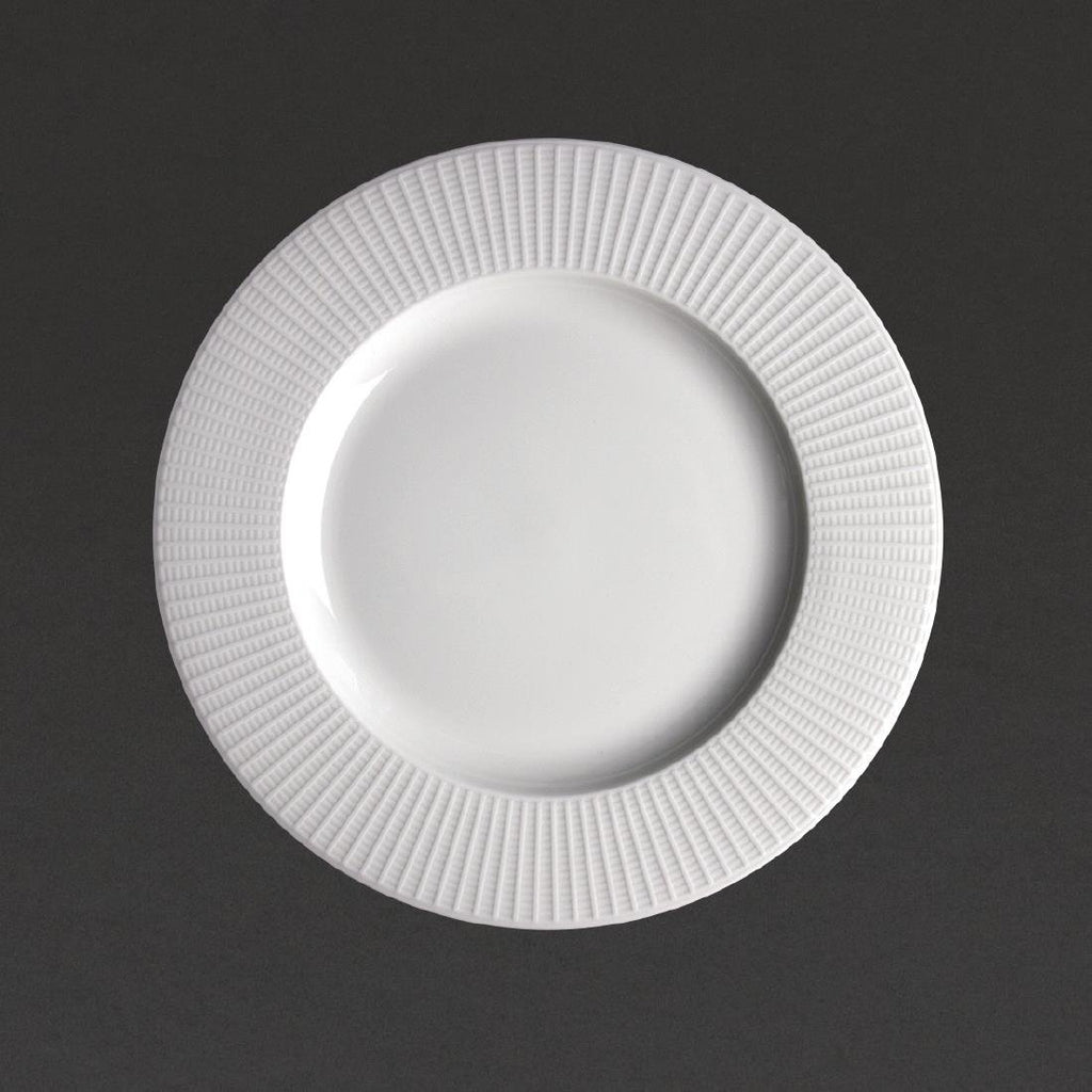 Steelite Willow Mid Rim Plate 202.5mm (Pack of 24) - VV674 Steelite Distinction Steelite   